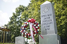 opha may johnson monument